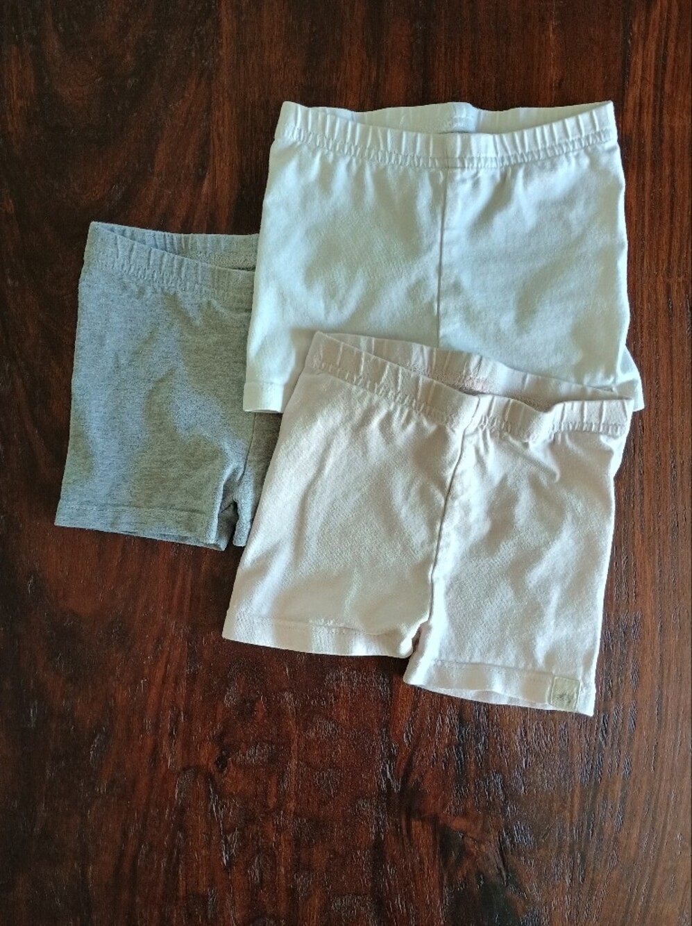 3 Burt's Bees Kids Bike Shorts, 2T